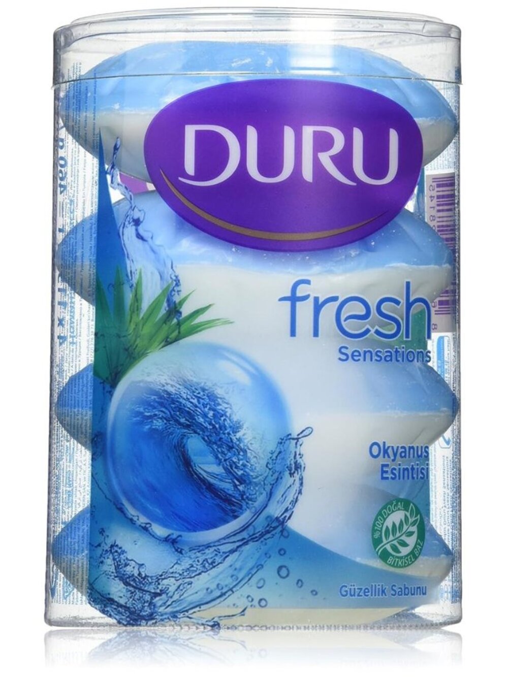 Duru Fresh Sensations Body Wash, Ocean Breeze, 4 Count